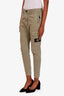 Stone Island Green Cotton Cargo Pants Size 28 Mens