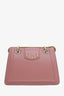 Dolce & Gabbana Pink Studded Leather Bag