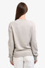 Loewe Beige Wool 'Right On Time Loewe' Logo Crewneck Long Sleeve Sweater Size S