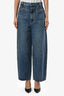 Khaite Blue Barrel Leg Jeans Size 27
