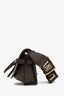 Loewe Brown Leather Mini 'Gate' Crossbody Bag