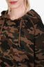 Nili Lotan Brown Camouflage Print 'Janie' Hoodie Size XS
