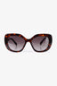 Celine Brown Tortoise Shell Triomphe Oversize Sunglasses