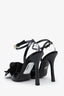 Blumarine Black Patent Leather Flower Detail Heels Size 38