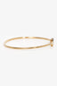 Tiffany & Co. 18K Yellow Gold T Narrow Wire Bracelet