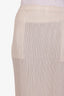 Pleats Please Issey Miyake Cream Pleated Midi Skirt Size 1