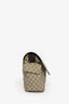 Gucci Brown Coated Canvas GG Logo Messenger Bag