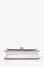 Bvlgari Metallic Silver Leather Small Serpenti Forever Chain Pochette