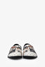 Dolce & Gabbana White Polka Dot DG Family Canvas Loafers Size 6.5 Mens