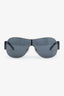 Pre-loved Chanel™ Black Metal Frame CC Logo Wrap Sunglasses