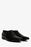 Saint Laurent Black Leather Slip-On Oxford Shoes Size 43.5
