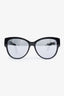 Saint Laurent Black YSL Logo Round Frame Sunglasses