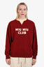 Miu Miu Red 'Miu Miu Club' Sweatshirt Size XS