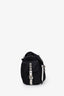 Prada Black New Vela Nylon Studded Messenger Bag
