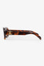 Celine Tortoiseshell 'Triomphe' Oval Sunglasses