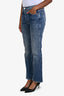 Re Done Blue Denim High Waisted 'Cigarette Pant' Jeans Size 26