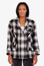 Smythe Black/White Wool Nylon Barn Jacket Size M