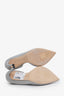 Jimmy Choo Silver Glitter Heels Size 38