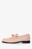 Hermès Pink Suede Leather 'Destin' Loafers Size 37