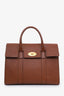 Mulberry Brown Leather Medium Bayswater Satchel With Strap