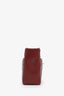 Pre-loved Chanel™ Red Quilted Lambskin CC Small Shopping Shoulder Bag