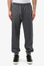 Gucci Grey GG Monogram Neoprene Jogging Pants Size M Mens