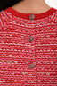 Pre-loved Chanel™ 2016 Runway Pink/Red Tweed Cashmere Gripoix Button Details Sweater Size 40