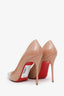 Christian Louboutin Nude Patent Leather So Kate 100 Heels Size 36.5