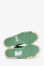 Baskets Gucci GG en toile verte et cuir, pointure 7,5 homme