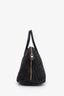 Miu Miu Black Quilted Nappa Matelassé Leather Tote with Strap