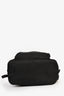 Prada Black Nylon Logo Plaque Single Buckle Backpack