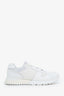 Louis Vuitton White Leather and Mesh Run Away Sneaker Size 7 Men's