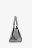 Balenciaga Grey Croc Embossed Leather Large Neo Classic Tote