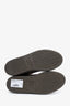 Brunello Cucinelli Taupe Leather Fur Trim Sneakers size 37