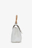 Goyard White Goyardine Mini Saigon Bag With Strap