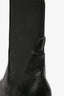 Toteme Black Leather Kitten Heel Square Toe Ankle Boots Size 37