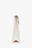 Pre-loved Chanel™ 2014 White Quilted Lambskin Delivery Cutout 2way Bag