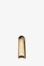 Saint Laurent Gold Metallic Leather Serpent Cassandre Clutch