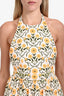 Agua by Agua Bendita Yellow Banana Floral Maxi Dress Size M