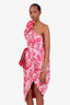Eliya The Label Red Printed 'Michelle' Dress Size L