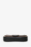 Prada 2019 Black/Brown Leather Small City Calf Sidonie Chain Shoulder Belt Bag