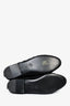 Pre-loved Chanel™ Black Tweed Leather Cap Toe Ballet Flats Size 38C