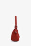 Fendi Red FF Zucca Canvas Baguette Flap Bag