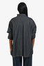 Sacai Dark Blue Denim x Knit Indigo Cardigan Size 2