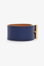 Hermès Navy Blue Leather Kelly Dog Bracelet