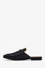 Gucci Black Leather Princeton Loafers Size 39