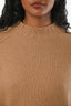Rejina Pyo Camel Cashmere Long Sleeve Sweater Size S