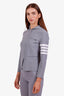 Thom Browne Grey Tokio 4-Bar Compression Hooded Sportcoat Size XS