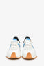 Loewe White/Blue Flow Sneakers Size 41 Mens