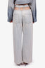Maison Margiela Blue Denim Cut-out Waist Décortiqué Jeans Size 40